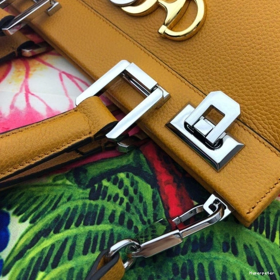 Hyper Peter Gucci Grainy Bag Handle Small Leather Zumi Top 0722